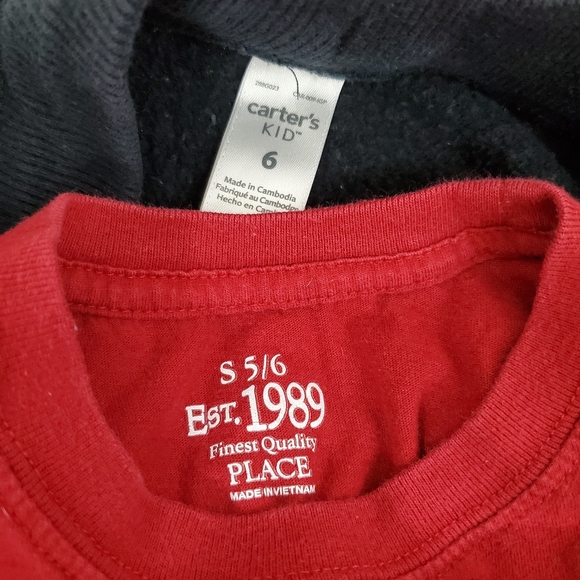 2 Pieces Carter Joggers & Est 1989 Place Top Sz 6 - Picture 6 of 8